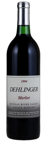 1994 Dehlinger Merlot, 750ml