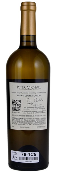 2019 Peter Michael Coeur A Coeur, 750ml