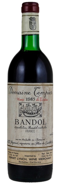 1983 Domaine Tempier Bandol Tourtine, 750ml