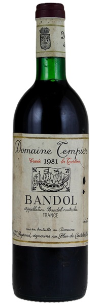 1981 Domaine Tempier Bandol Tourtine, 750ml
