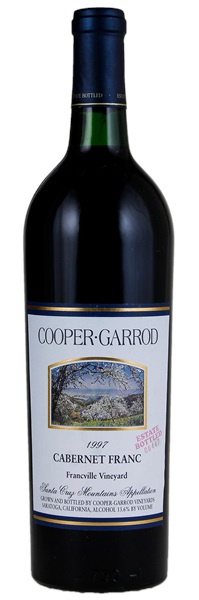 1997 Cooper Garrod Francville Vineyard Cabernet Franc, 750ml