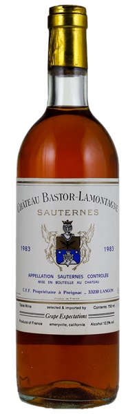 1983 Château Bastor-Lamontagne, 750ml