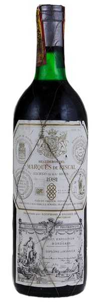 1981 Marques de Riscal Rioja, 750ml