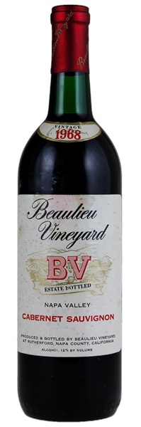1968 Beaulieu Vineyard Cabernet Sauvignon, 750ml