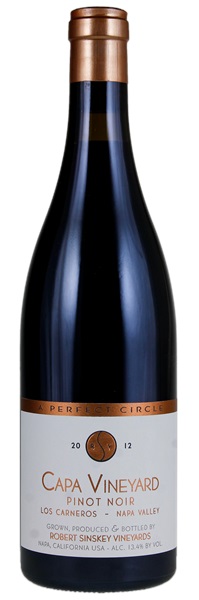 2012 Robert Sinskey A Perfect Circle Capa Vineyard Pinot Noir, 750ml