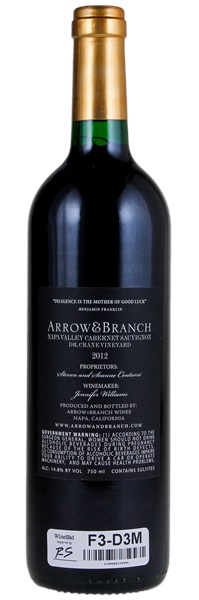 2012 Arrow & Branch Beckstoffer Dr. Crane Vineyard Cabernet Sauvignon, 750ml