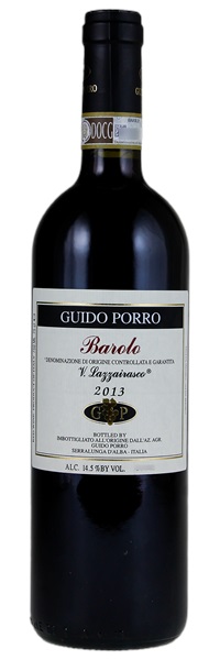 2013 Guido Porro Barolo Vigna Lazzairasco, 750ml