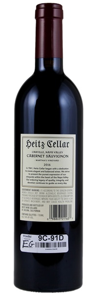 2016 Heitz Martha's Vineyard Cabernet Sauvignon, 750ml