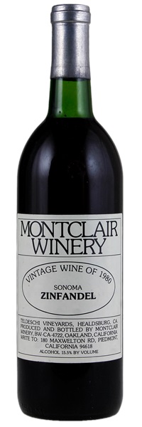1980 Montclair Winery Zinfandel, 750ml