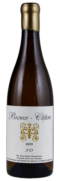 2019 Brewer-Clifton 3-D Chardonnay, 750ml