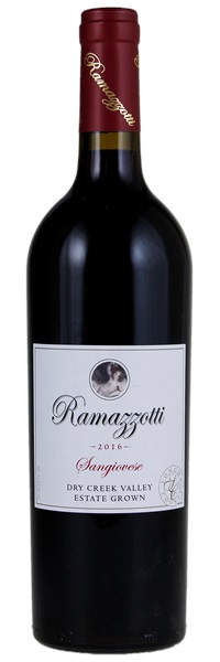 2016 Ramazzotti Wines Sangiovese, 750ml