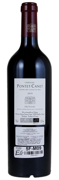 2019 Château Pontet-Canet, 750ml