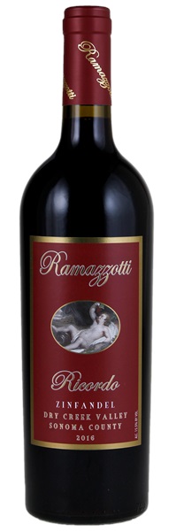 2016 Ramazzotti Wines Ricordo Vineyard Zinfandel, 750ml