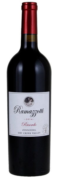 2014 Ramazzotti Wines Ricordo Vineyard Zinfandel, 750ml