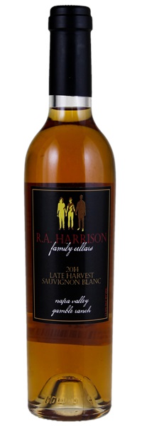 2014 R.A. Harrison Family Cellars Gamble Ranch Late Harvest Sauvignon Blanc, 375ml