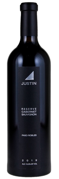 2019 Justin Vineyards Reserve Cabernet Sauvignon, 750ml