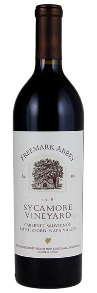 2018 Freemark Abbey Sycamore Vineyard Cabernet Sauvignon, 750ml