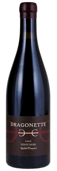 2020 Dragonette Cellars Radian Vineyard Pinot Noir, 750ml