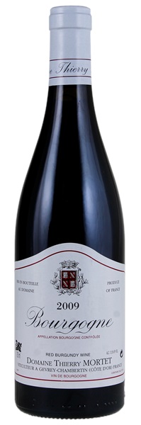 2009 Domaine Thierry Mortet Bourgogne Rouge, 750ml