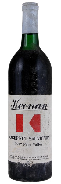 1977 Robert Keenan Winery Cabernet Sauvignon, 750ml