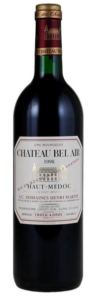 1998 Château Bel-Air Haut-Medoc, 750ml