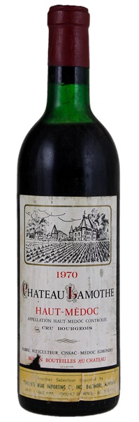 1970 Château Lamothe, 750ml