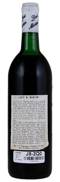 1974 Louis M. Martini Private Reserve Cabernet Sauvignon, 750ml