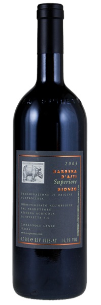 2003 La Spinetta Barbera d'Asti Superiore Bionzo, 750ml
