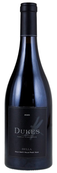 2020 Dukes Family Vineyards Bella Pinot Noir, 750ml