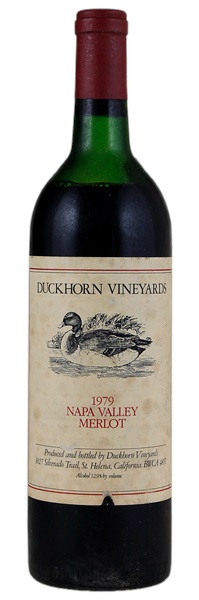 1979 Duckhorn Vineyards Napa Valley Merlot, 750ml