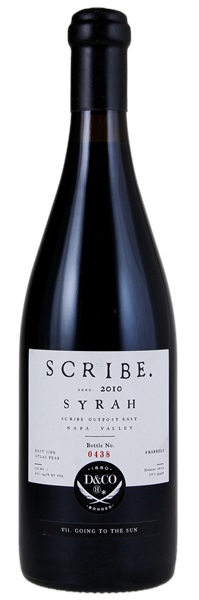 2010 Scribe Outpost East Syrah, 750ml