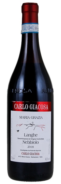 2018 Carlo Giacosa Langhe Nebbiolo Maria Grazia, 750ml