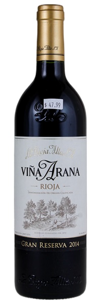 2014 La Rioja Alta Arana Gran Reserva, 750ml