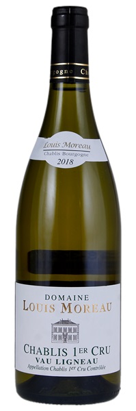 2018 Louis Moreau Chablis Vaulignot (Vau Ligneau), 750ml