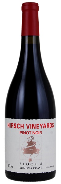2016 Hirsch Vineyards Block 8 Pinot Noir, 750ml
