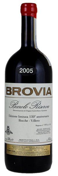 2005 Brovia Barolo Riserva Edizione Limitata 150 Anniversario, 1.5ltr