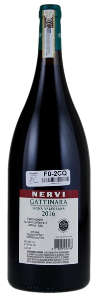 2016 Nervi Conterno Gattinara Valferana, 1.5ltr