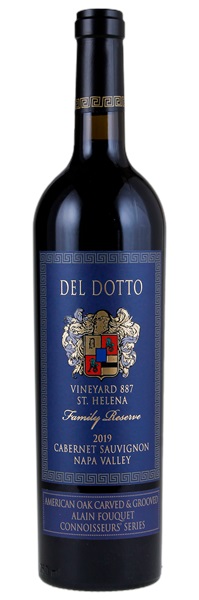 2019 Del Dotto Connoisseurs' Series Vineyard 887 American Oak Carved & Grooved Alain Fouquet, 750ml