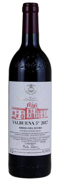 2017 Vega Sicilia Valbuena 5.0, 750ml