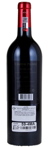 2018 Château Palmer, 750ml