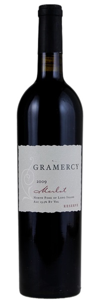 2009 Gramercy Vineyards Reserve Merlot, 750ml