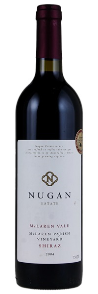 2004 Nugan Family Estate McLaren Parish Vineyard Shiraz, 750ml