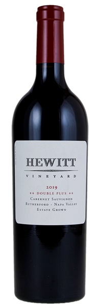 2019 Hewitt Vineyard Double Plus Cabernet Sauvignon, 750ml