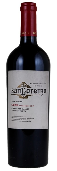 2020 San Lorenzo Winery Rock Garden Hillside Red, 750ml