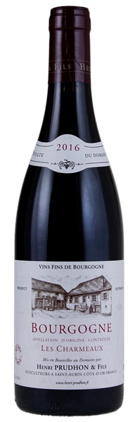 2016 Henri Prudhon & Fils Bourgogne Les Charmeaux, 750ml
