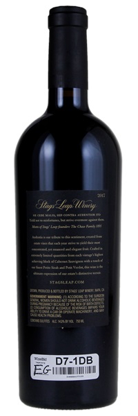 2017 Stags' Leap Winery Audentia Cabernet Sauvignon, 750ml