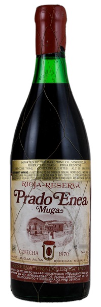 1970 Bodegas Muga Rioja Prado Enea Reserva, 750ml