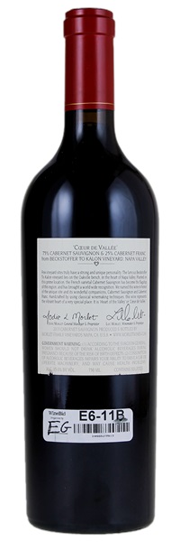 2013 Morlet Family Vineyards Coeur de Vallee Cabernet Sauvignon, 750ml