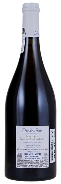 2014 Domaine Bizot Bourgogne Hautes-Côtes de Nuits Blanc, 750ml