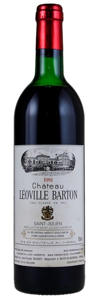 1981 Château Leoville-Barton, 750ml